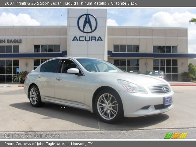 2007 Infiniti G 35 S Sport Sedan in Liquid Platinum Metallic
