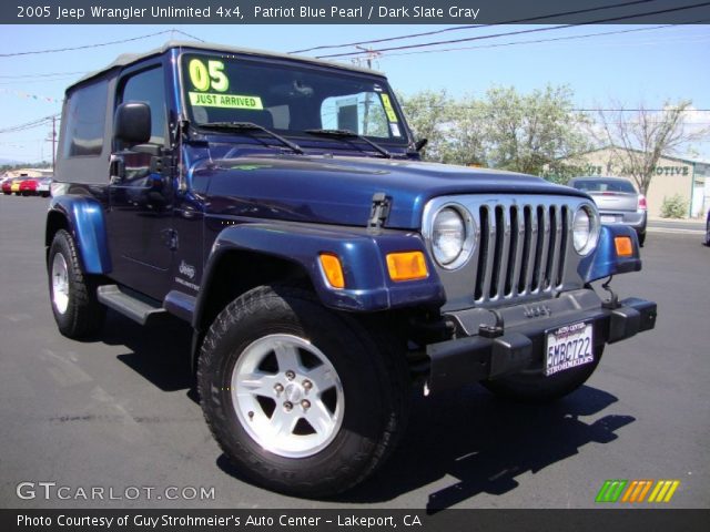 2005 Jeep Wrangler Unlimited 4x4 in Patriot Blue Pearl