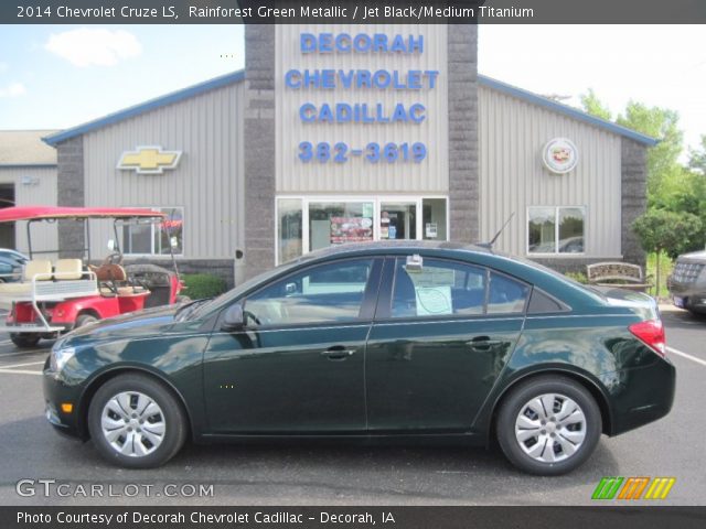 2014 Chevrolet Cruze LS in Rainforest Green Metallic