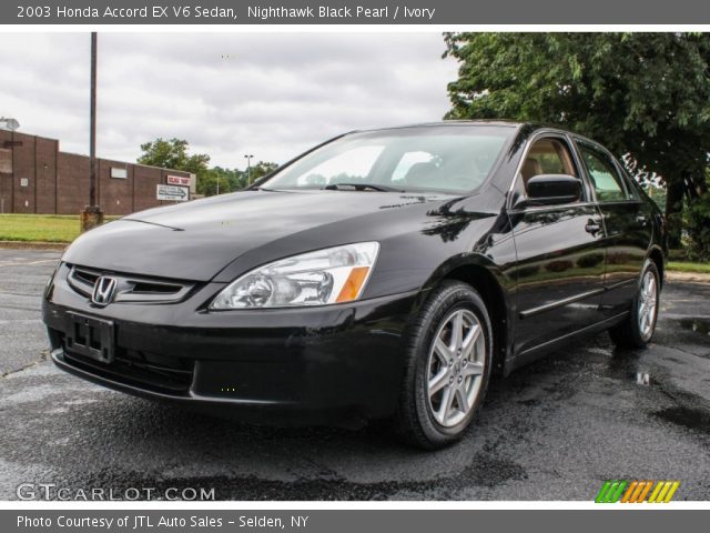 Black 2003 honda accord ex sedan