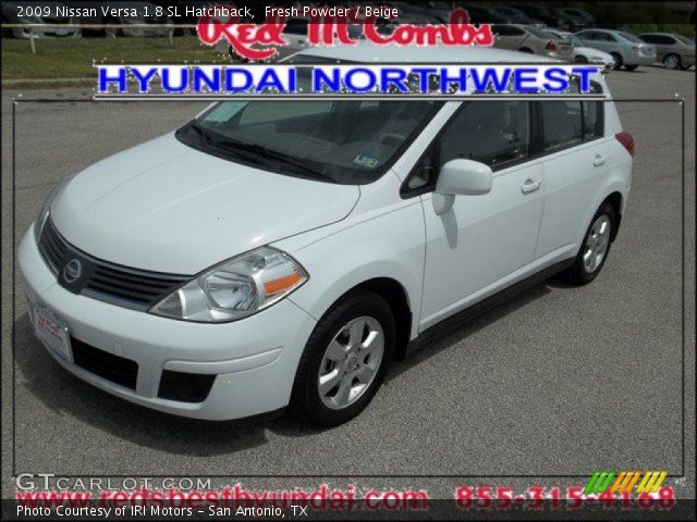 2009 Nissan Versa 1.8 SL Hatchback in Fresh Powder
