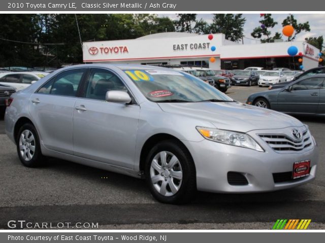 2010 Toyota Camry LE in Classic Silver Metallic