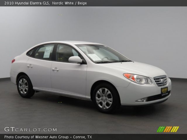 2010 Hyundai Elantra GLS in Nordic White