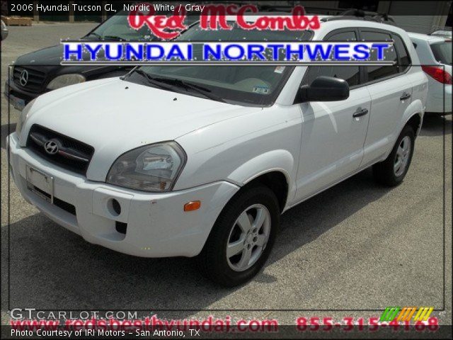 2006 Hyundai Tucson GL in Nordic White