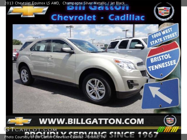 2013 Chevrolet Equinox LS AWD in Champagne Silver Metallic