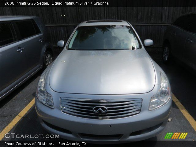 2008 Infiniti G 35 Sedan in Liquid Platinum Silver