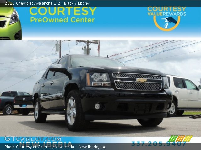 2011 Chevrolet Avalanche LTZ in Black