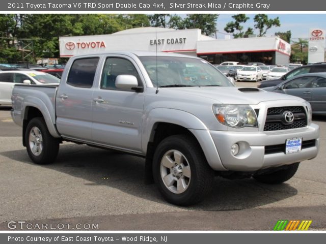 2011 Toyota Tacoma V6 TRD Sport Double Cab 4x4 in Silver Streak Mica
