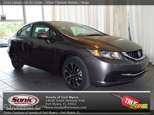 2013 Honda Civic EX Sedan in Urban Titanium Metallic