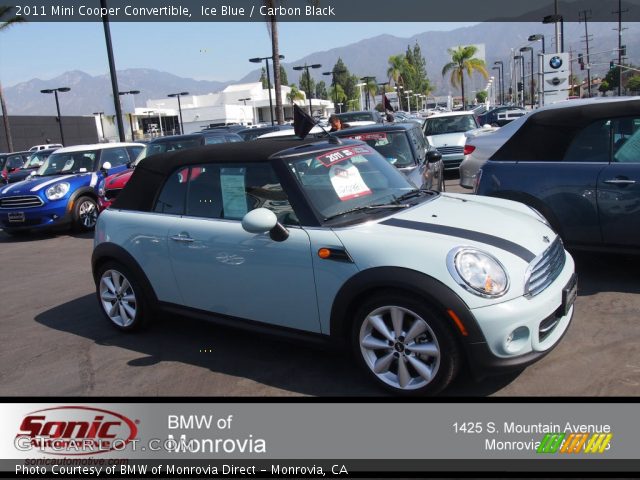2011 Mini Cooper Convertible in Ice Blue