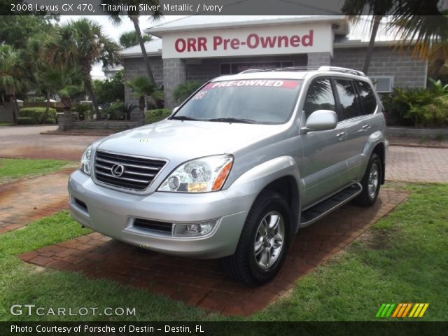 2008 Lexus GX 470 in Titanium Silver Metallic