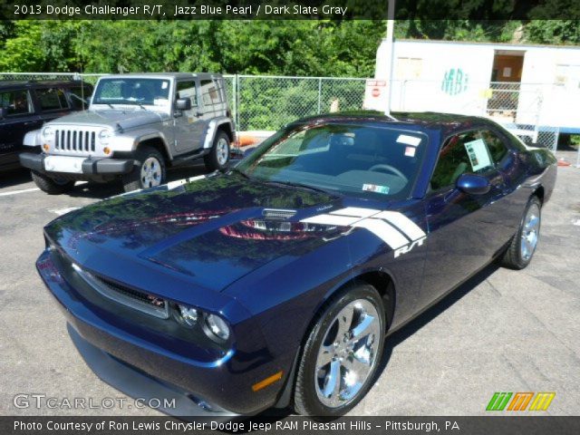 2013 Dodge Challenger R/T in Jazz Blue Pearl