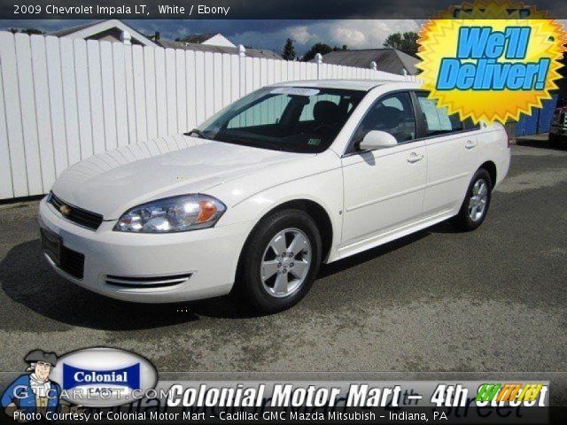 2009 Chevrolet Impala LT in White