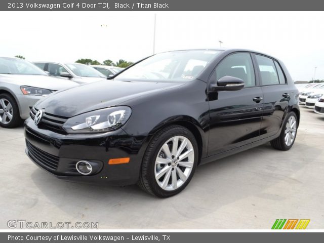 2013 Volkswagen Golf 4 Door TDI in Black