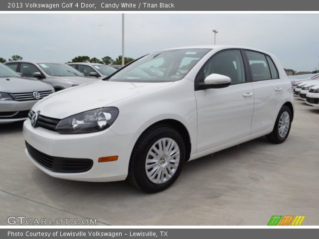 2013 Volkswagen Golf 4 Door in Candy White