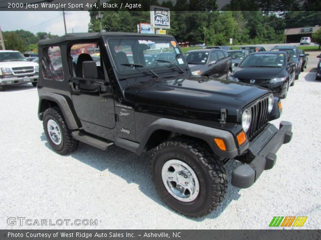 2000 Jeep Wrangler Sport 4x4 in Black