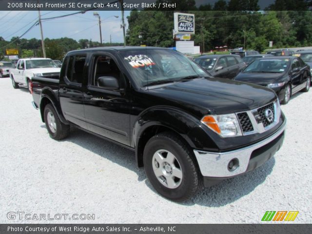 2008 Nissan Frontier SE Crew Cab 4x4 in Super Black