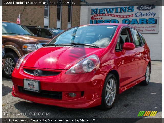 2008 Honda Fit Sport in Milano Red