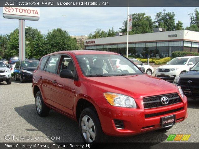 2012 Toyota RAV4 I4 4WD in Barcelona Red Metallic
