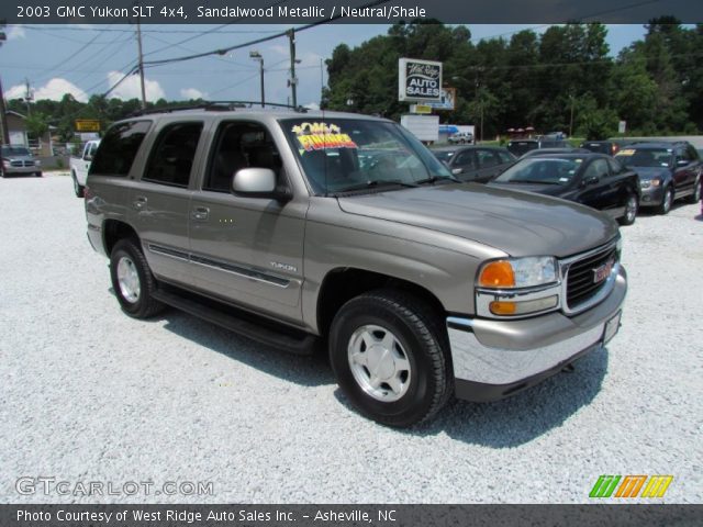 2003 GMC Yukon SLT 4x4 in Sandalwood Metallic