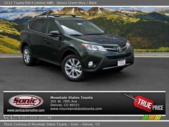 2013 Toyota RAV4 Limited AWD in Spruce Green Mica