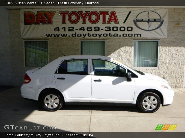 2009 Nissan Versa 1.6 Sedan in Fresh Powder