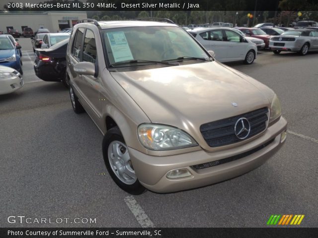 2003 Mercedes-Benz ML 350 4Matic in Desert Silver Metallic