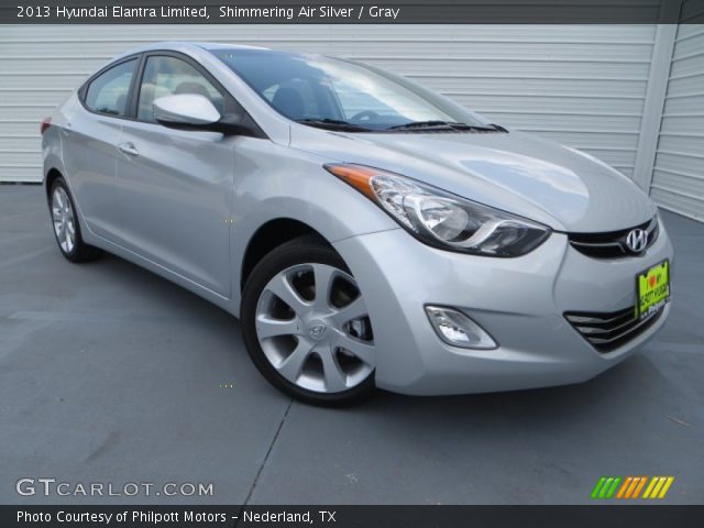 2013 Hyundai Elantra Limited in Shimmering Air Silver