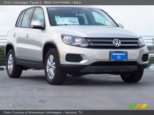 2013 Volkswagen Tiguan S in White Gold Metallic