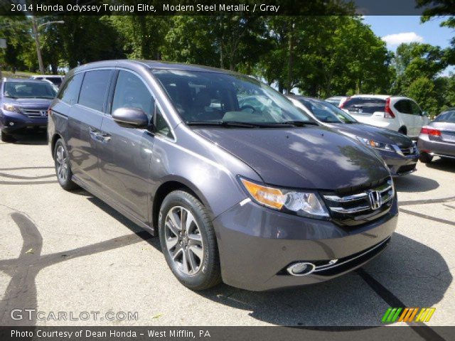 Modern steel metallic honda odyssey