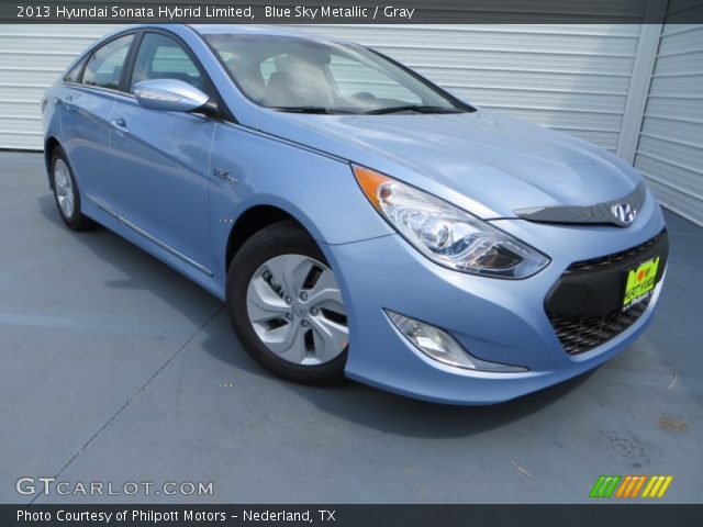 2013 Hyundai Sonata Hybrid Limited in Blue Sky Metallic