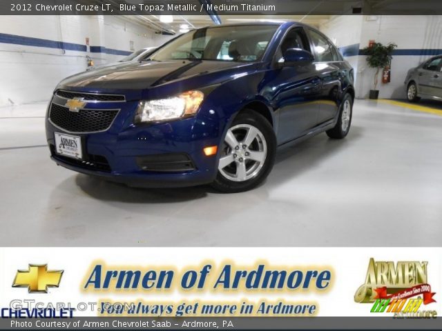 2012 Chevrolet Cruze LT in Blue Topaz Metallic