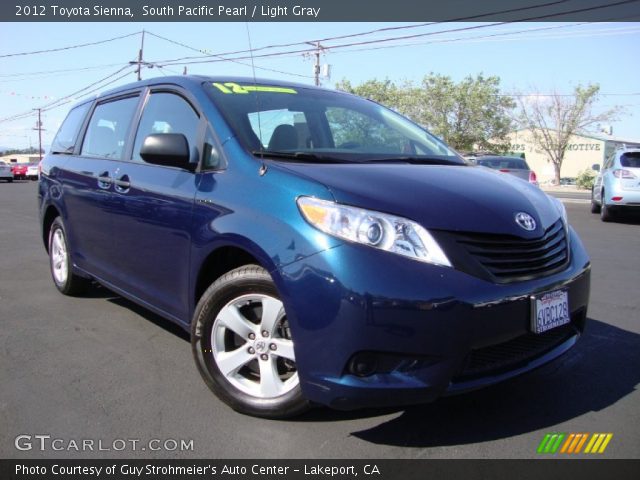 2012 Toyota Sienna  in South Pacific Pearl