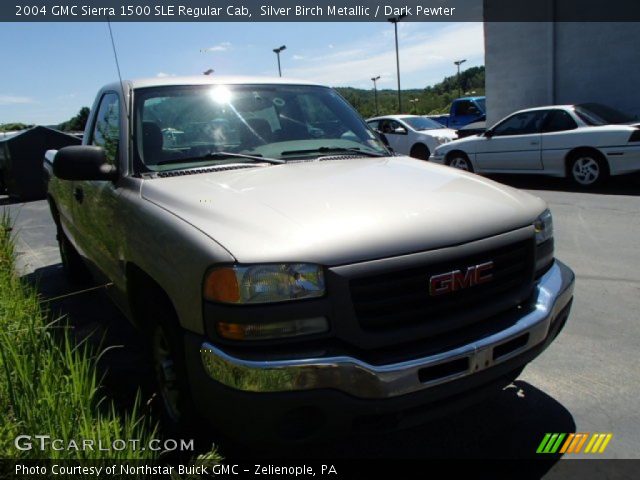 2004 GMC Sierra 1500 SLE Regular Cab in Silver Birch Metallic