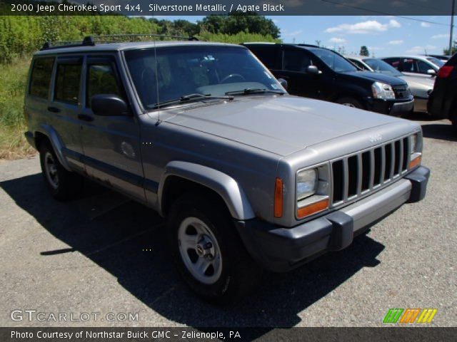 2000 Jeep Cherokee Sport 4x4 in Silverstone Metallic