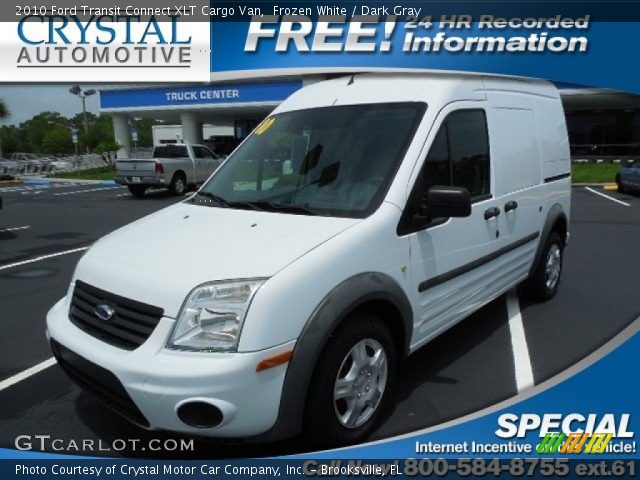 2010 Ford Transit Connect XLT Cargo Van in Frozen White