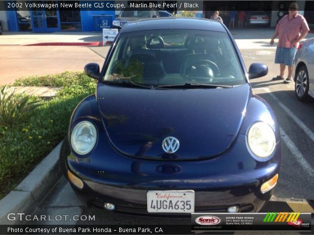 2002 Volkswagen New Beetle GLS Coupe in Marlin Blue Pearl