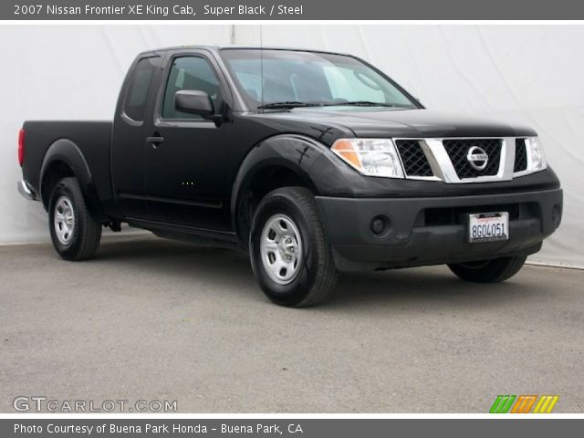 2007 Nissan Frontier XE King Cab in Super Black