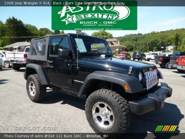 2008 Jeep Wrangler X 4x4 in Black