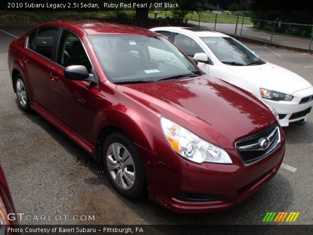 2010 Subaru Legacy 2.5i Sedan in Ruby Red Pearl