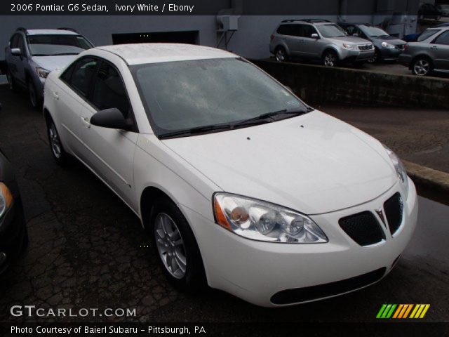 2006 Pontiac G6 Sedan in Ivory White