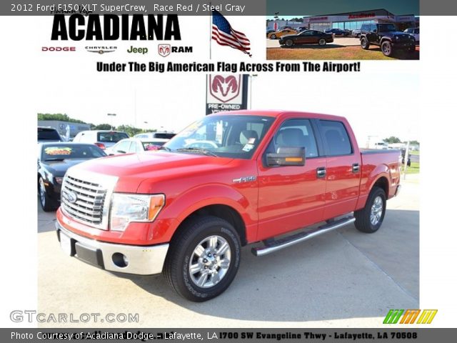 2012 Ford F150 XLT SuperCrew in Race Red