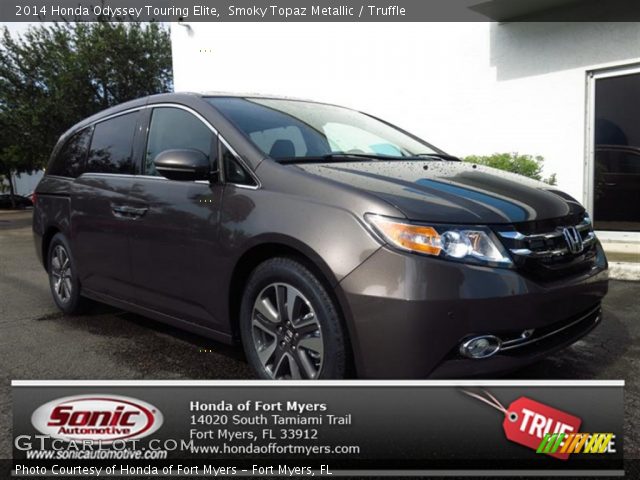 2014 Honda Odyssey Touring Elite in Smoky Topaz Metallic