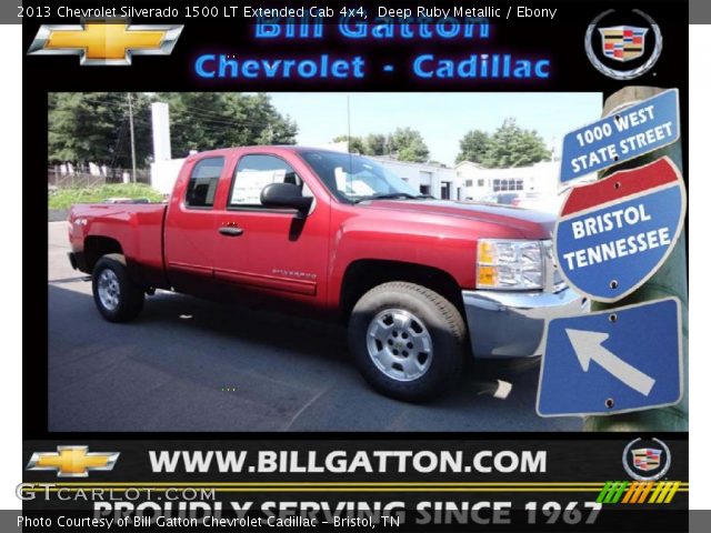 2013 Chevrolet Silverado 1500 LT Extended Cab 4x4 in Deep Ruby Metallic