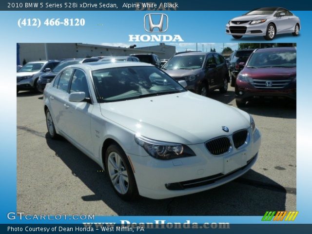 2010 BMW 5 Series 528i xDrive Sedan in Alpine White