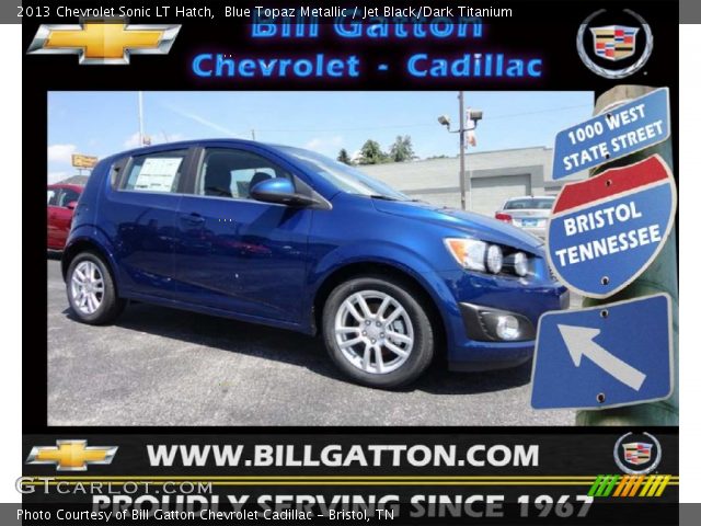 2013 Chevrolet Sonic LT Hatch in Blue Topaz Metallic