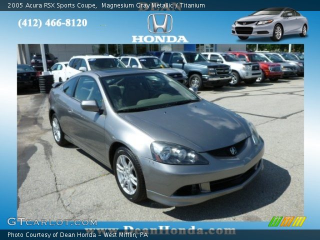 2005 Acura RSX Sports Coupe in Magnesium Gray Metallic