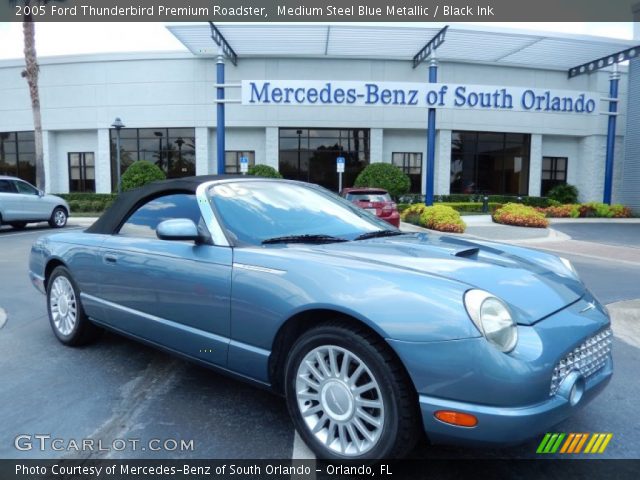 2005 Ford Thunderbird Premium Roadster in Medium Steel Blue Metallic