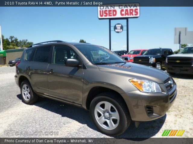 2010 Toyota RAV4 I4 4WD in Pyrite Metallic