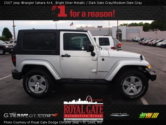 2007 Jeep Wrangler Sahara 4x4 in Bright Silver Metallic